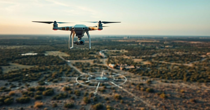 Levantamento topográfico com drone: como essa tecnologia transforma a precisão na medição de terrenos Levantamento topográfico com drone: como essa tecnologia transforma a precisão na medição de terrenos